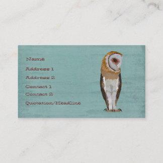 Tarjeta de visita del BÚHO