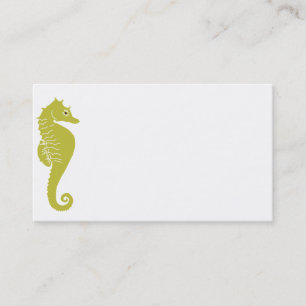 Tarjeta de visita del caballo de mar