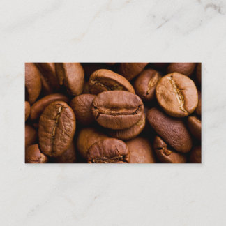 Tarjeta de visita del café