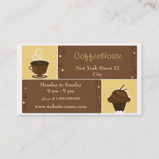 Tarjeta de visita del café del café express