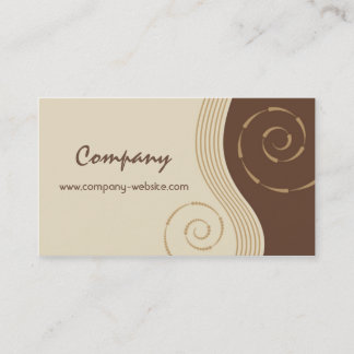 Tarjeta de visita del café y del chocolate
