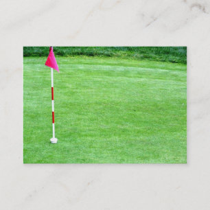 Tarjeta de visita del campo de golf