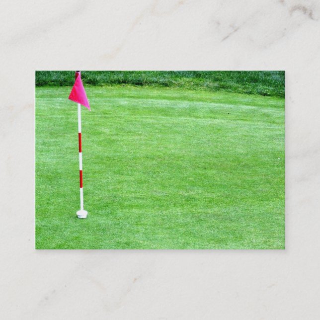 Tarjeta de visita del campo de golf (Anverso)