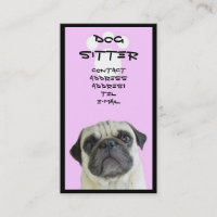 Tarjeta de visita del canguro del perro del barro