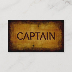 Tarjeta de visita del capitán