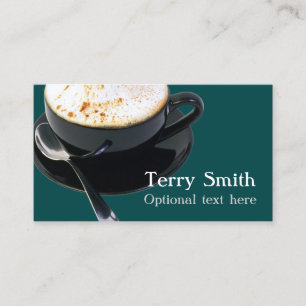 Tarjeta de visita del Cappuccino