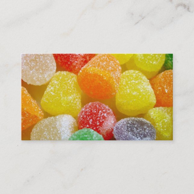 Tarjeta de visita del caramelo de las pastillas de (Anverso)