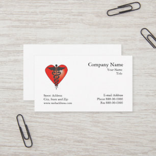 Tarjeta de visita del cardiólogo
