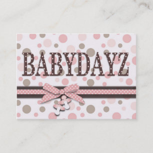 Tarjeta de visita del chica