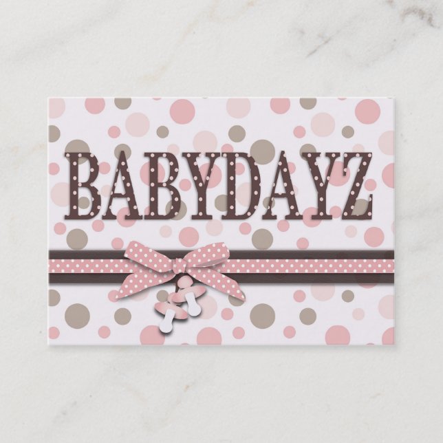 Tarjeta de visita del chica (Anverso)