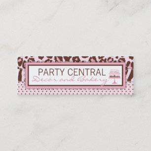 Tarjeta de visita del chica del guepardo