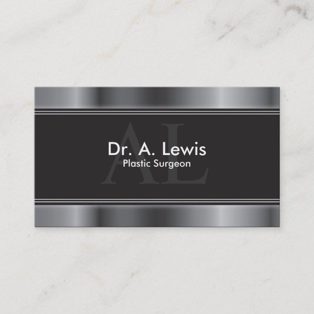 Tarjeta de visita del cirujano plástico - (Anverso)