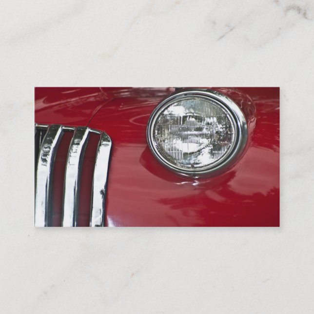 Tarjeta de visita del coche de bomberos (Anverso)