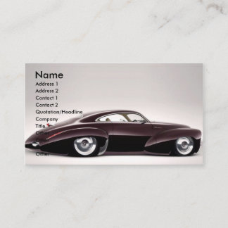 Tarjeta de visita del coche de carreras de Holden