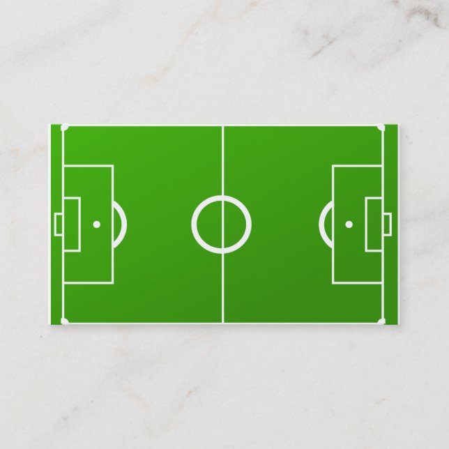 Tarjeta de visita del coche del fútbol (Anverso)