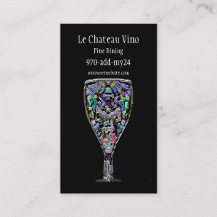 Tarjeta de visita del cóctel