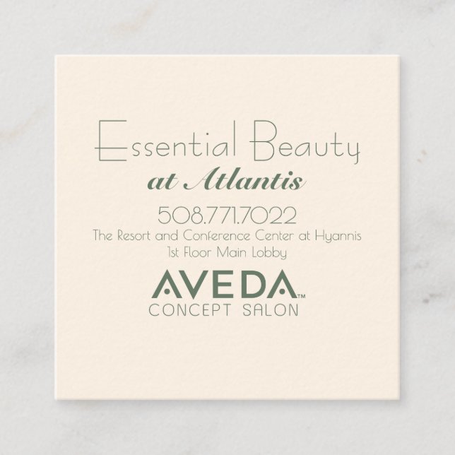 Tarjeta de visita del código del salón QR (Anverso)