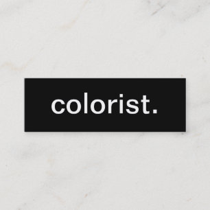 Tarjeta de visita del Colorist