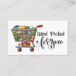 Tarjeta de visita del comprador personal