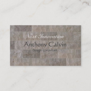 Tarjeta de visita del concepto de la pared