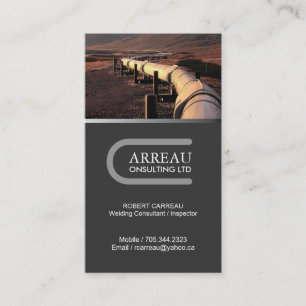 Tarjeta de visita del consultor de la soldadura
