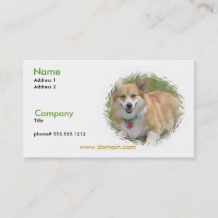 Tarjeta de visita del Corgi