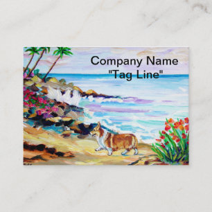 Tarjeta de visita del Corgi Galés del Pembroke