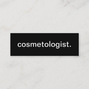 Tarjeta de visita del Cosmetologist