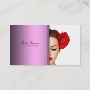 Tarjeta de visita del Cosmetologist