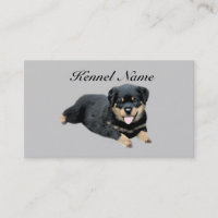 Tarjeta de visita del criador de Rottweiler