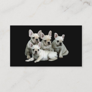 Tarjeta de visita del criador del bulldog francés