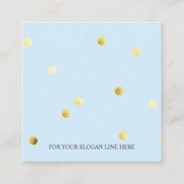 Tarjeta de visita del cuadrado de los azules