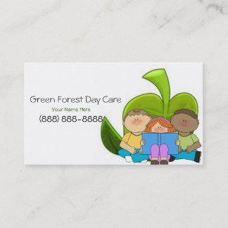 Tarjeta de visita del cuidado de niños/del cuidado