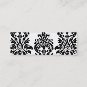 Tarjeta de visita del damasco