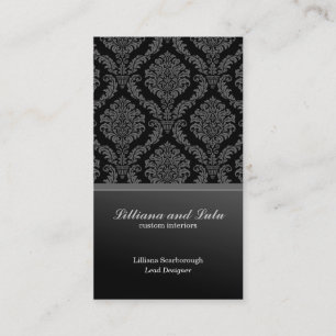 Tarjeta de visita del damasco del Victorian