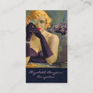 Tarjeta de visita del ~ de Femme Fatale
