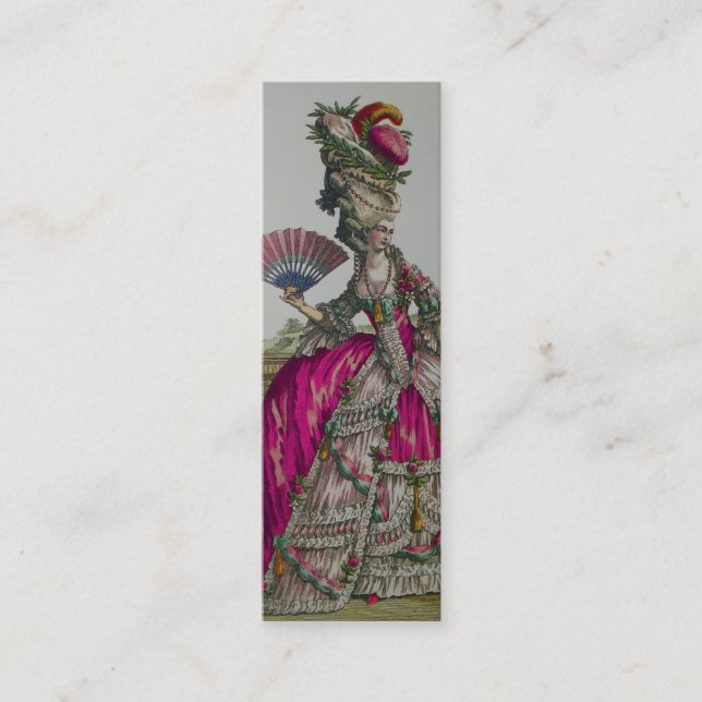 Tarjeta de visita del ~ de la reina Marie (Anverso)