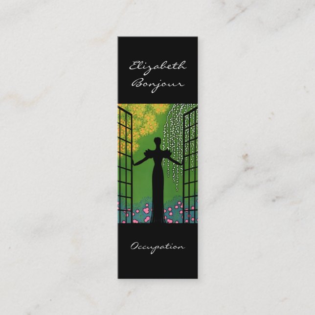 Tarjeta de visita del ~ de las puertas de (Anverso)