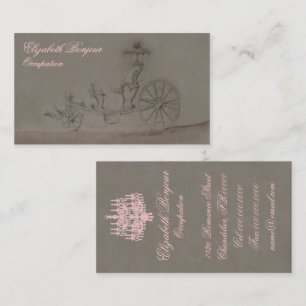 Tarjeta de visita del ~ de princesa Carriage