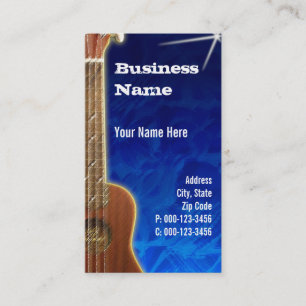 tarjeta de visita del ~ de ukulele.blue