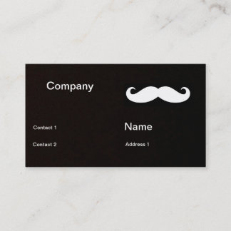 Tarjeta de visita del Deber-tener-Bigote