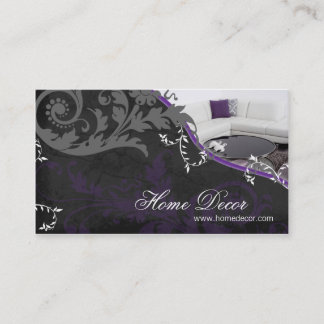 Tarjeta de visita del decorador de interiores -