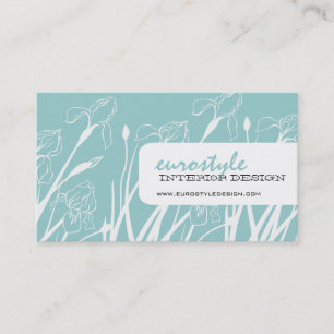 Tarjeta de visita del decorador de interiores