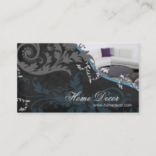 Tarjeta de visita del decorador de interiores -