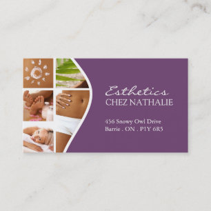 Tarjeta de visita del ~ del Esthetician