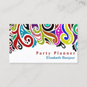 Tarjeta de visita del ~ del fiesta
