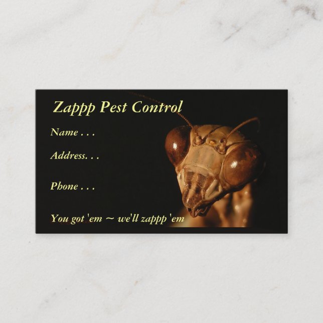 Tarjeta de visita del ~ del predicador 15 (Anverso)