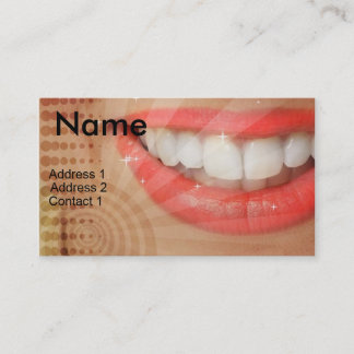 TARJETA DE VISITA DEL DENTISTA