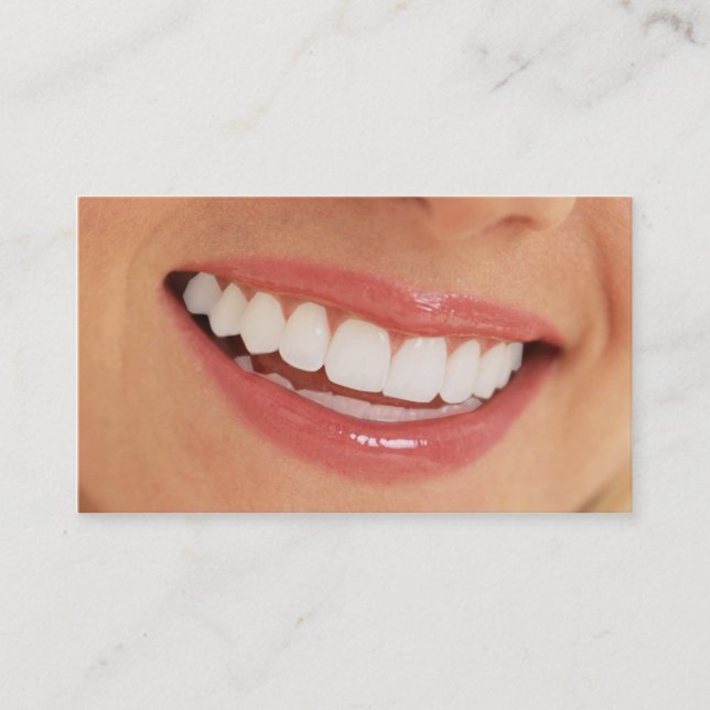 Tarjeta de visita del dentista (Anverso)