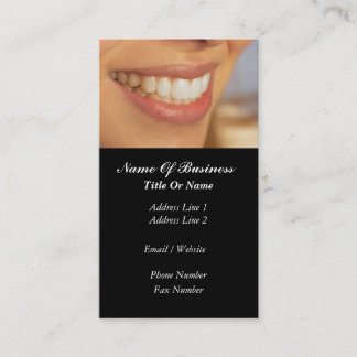 Tarjeta de visita del dentista